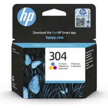 HP 304 Üç Renkli Mürekkep Kartuşu N9K05AE 