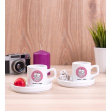 Hediye Dükkanı Kişiye Özel Aşık Çiftlere Özel Ikili Concept Türk Kahvesi Fincanı