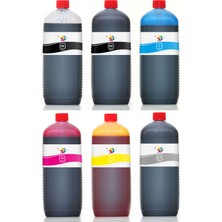 Qc Canon Pixma TS9055 Yazıcı Uyumlu Kartuş Mürekkebi Pro Serisi 1000ML Mürekkep Seti