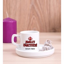 Hediye Dükkanı Kişiye Özel  Adalet Öğretmeni Concept Türk Kahvesi Fincanı