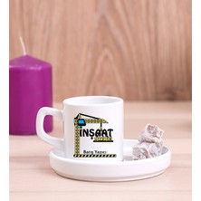 Hediye Dükkanı Kişiye Özel  Inşaat Teknikeri Concept Türk Kahvesi Fincanı