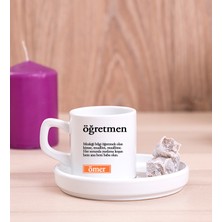 Hediye Dükkanı Kişiye Özel  Öğretmen Kelime Anlamı Concept Türk Kahvesi Fincanı