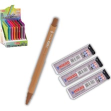 0.9 mm Uçlu Kalem ve 0,9 mm Ucu 3 Adet Mikro MP-330 Versatil Kalem Seti 1 Paket