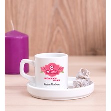 Hediye Dükkanı Kişiye Özel  Kadınlar Günü Hediyesi Concept Türk Kahvesi Fincanı