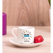 Hediye Dükkanı Kişiye Özel  Çocuk Gelişimi Öğretmeni Porselen Türk Kahvesi Fincanı