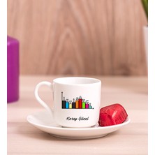 Hediye Dükkanı Kişiye Özel  Iktisatçı Porselen Türk Kahvesi Fincanı