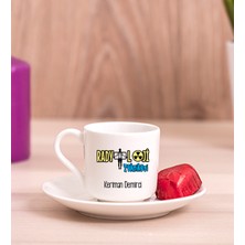 Hediye Dükkanı Kişiye Özel  Radyoloji Teknikeri Porselen Türk Kahvesi Fincanı