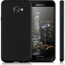 Kılıfist Samsung Galaxy A3 2017 Kılıf Mat Silikon Kılıf + Kırılmaz Cam