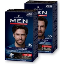 Men Perfect Saç Boyası 80 - Kave Siyah X 2 Adet