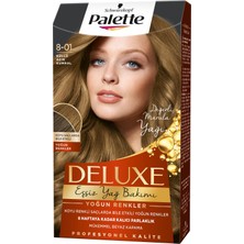 Palette Deluxe Yoğun Renkler 8-01 Küllü Açık Kumral Saç Boyası