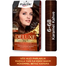 Schwarzkopf Palette Deluxe Yoğun Renkler 6-68 Karamel Kahve Saç Boyası