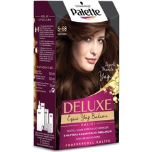 Palette Deluxe Kalıcı Renkler 5-68 Kestane Saç Boyası