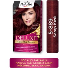 Schwarzkopf Palette Deluxe 5-889 Şarap Kızılı Kadın Saç Boyası