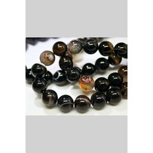 Yaşam Tohumu Akik Taşı 8mm/10 Adet (3605)