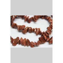 Yaşam Tohumu Yıldız Taşı Kahverengi Doğal Küçük Taşlar Dizi - 80CM