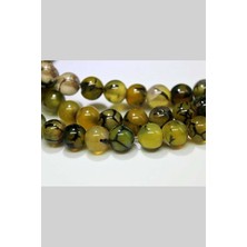 Yaşam Tohumu Akik Taşı 8mm/10 Adet (4203)