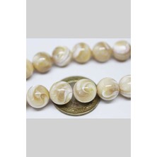 Yaşam Tohumu Sedef Taşı Dizi 12MM (Karamel)