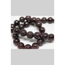 Yaşam Tohumu Lal (Granat) (Garnet) Taşı Dizi 10MM