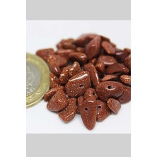 Yaşam Tohumu Delikli Yıldız Taşı Kahverengi Mini Boy 50 Adet