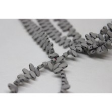 Yaşam Tohumu Hematit Taşı Çift Delikli Dizi (17495)