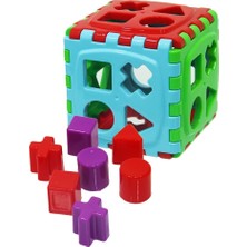 Caretta Geometrik Şekiller Bulmaca + Bultak Puzzle + Sevimli Halkalar + Bardak Kule Eğitici Set