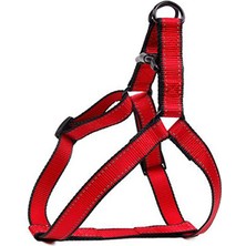 Zampa Flora Köpek Gövde Tasması Kıırmızı Small 1,5X30-50 cm