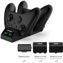 Dobe Xbox One Oyun Kolu Dock Series S x Wireless Controller Şarj Istasyonu Göstergeli 800MAH