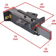 Icanpares Aeg Çamaşır Makinesi Kılıflı Motor Kömürü (5X12.5X36)