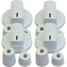 Icanpares Cvs-Dominox-Electrolux Ankastre Set Üstü ve Ocak 4 Lü Düğme Takımı