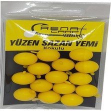 Sr Sazanrig Renat Carp Yüzen Kulplu Kokulu Sarı Top  Sazan Yemi 14 mm  (10 Adet)