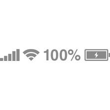 Batarya Pil Wifi Icon Oto Sticker Araba Cam Sticker