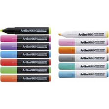Artline 660 Neon + Pastel Seri 13 Renk Fosforlu Kalem Seti 13 Parça Renkli Yüksek Kalite