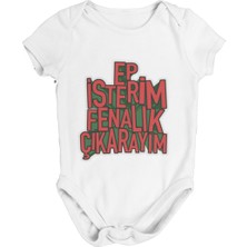Tuğba Baby Ep Isterim Fenalık Çıkarayım 2 Baskılı Zıbın Body