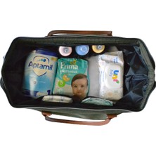 My Pioggia Babysi Baby Bag Tasarım  Haki Yeşil Anne Bebek Bakım ve Kadın Çantası