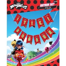 Kikajoy Iyi Ki Doğdun Harf Afiş -Miraculous Super Heroez