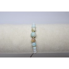 Yaşam Tohumu Amazonit Taşı Bileklik