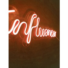 Dekoraven Influencer Neon LED Duvar Dekoru