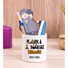 Hediye Dükkanı Kişiye Özel  Petrol Mühendisi Seramik Kalemlik