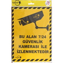 Lorex LR-D12IR Gece Görüşlü Görünümlü Caydırıcı IR Kamera - Pvc Kamera Uyarı Levhası