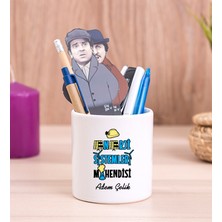 Hediye Dükkanı Kişiye Özel  Enerji Sistemleri Mühendisi Seramik Kalemlik