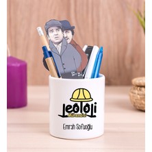 Hediye Dükkanı Kişiye Özel  Jeoloji Mühendisi Seramik Kalemlik