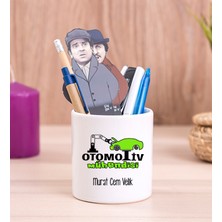 Hediye Dükkanı Kişiye Özel  Otomotiv Mühendisi Seramik Kalemlik