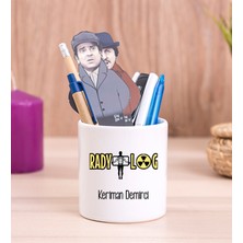 Hediye Dükkanı Kişiye Özel  Radyolog Seramik Kalemlik