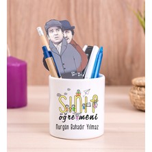 Hediye Dükkanı Kişiye Özel  Sınıf Öğretmeni Seramik Kalemlik