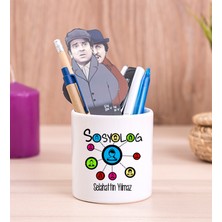 Hediye Dükkanı Kişiye Özel  Sosyolog Seramik Kalemlik