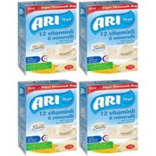 Arı Mama 12 Vitaminli 6 Mineralli 4 Adet *500 gr Sütlü Pirinç Unu