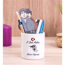 Hediye Dükkanı Kişiye Özel  Askere Hediye Seramik Kalemlik