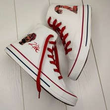 Mech Butik 2pac Tupac Shakur Baskılı Günlük Unisex Keten Spor Ayakkabı Sneaker