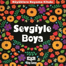 Tuuverse Ema Büyüklere Çocuklara Boyama Kitabı Sevgiyle Boya