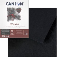 Canson Mı Teıntes Çizim Defteri Siyah Ton 160GR 32X41CM 20 Yaprak